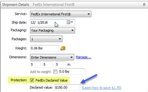 carriage value vs customs value